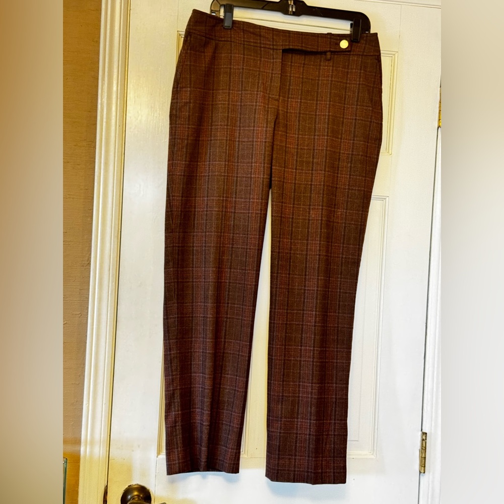 Etcetera Multicolor Plaid Trousers